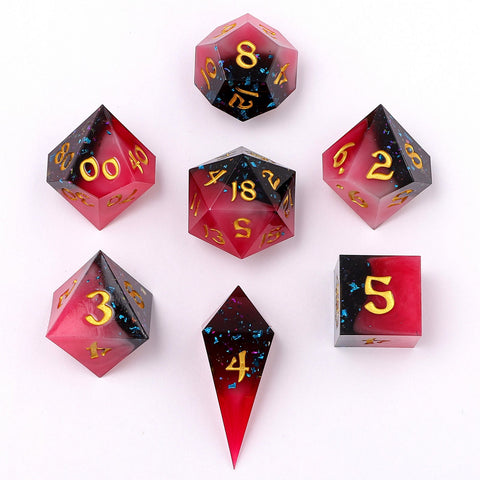 Captured Magic Hand Sanded Sharp Edge Resin - Magma Dip