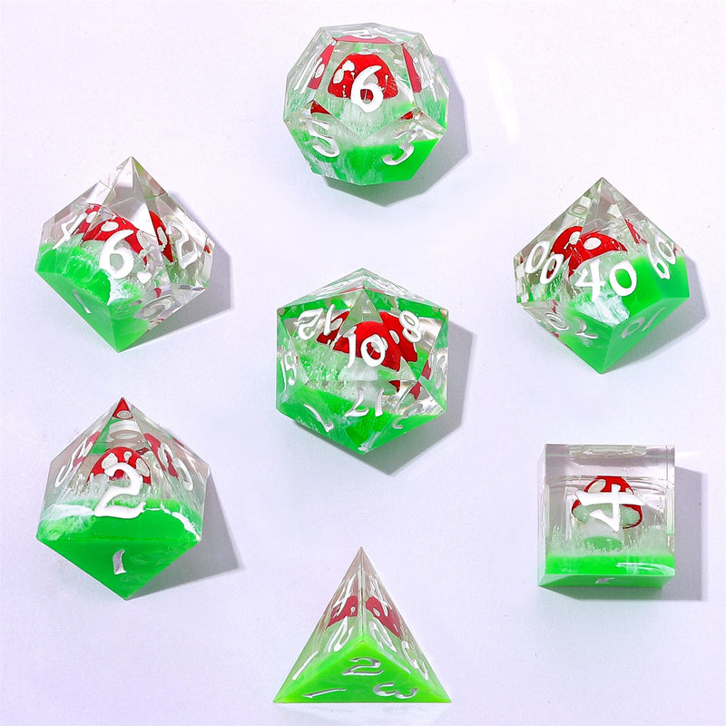 Captured Magic Sharp Edge Resin Dice Set - Fairy Trip