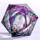 Captured Magic Sharp Edge Resin Dice - Celestial Pearl