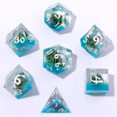 Captured Magic Sharp Edge Resin Dice Set - Mystic Peaks