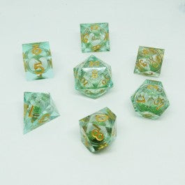 Chronicle RPG Accessories: 7CT Liquid Core - Molten Dragonscale Polyhedral Dice Set