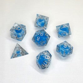 Chronicle RPG Accessories: 7CT Liquid Core - Molten Rainshard Polyhedral Dice Set