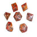 Chronicle RPG Accessories: 7CT Liquid Core - Molten Silver Masquerade Polyhedral Dice Set (Copy)