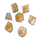 Chronicle RPG Accessories: 7CT Liquid Core - Molten Lava Polyhedral Dice Set