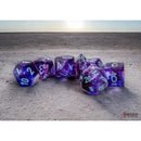 Chessex Mega-Hedral Nebula Nocturnal/Turquoise Luminary 7-Die Set