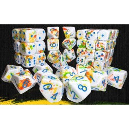Chessex Brush Dice Breezy Set of 10 D10s