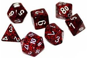 Chessex: Speckled Silver Volcano 7-Die Set