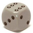 Chessex: Opaque 16Mm D6 Dark Grey/Black