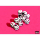 Chessex Gemini Black-White/Pink 16mm D6 Dice Cube