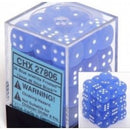 Chessex: Frosted Blue/White 12Mm D6 Dice