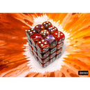 Chessex Festive Symphony/White 12mm D6 Dice Cube