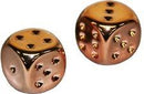Chessex: Copper Metallic 16Mm D6 Dice (Pair)