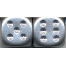 Chessex: Aluminum Metallic 16Mm D6 Dice (Pair)