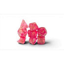 Chessex Lab Dice 10 Shimmer Ignis/Gold 7-Die Set