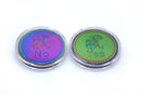 Solid Metal Coin D2 - Prismatic Rainbow