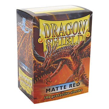 Dragon Shield Sleeves: Standard Matte - Red 100CT