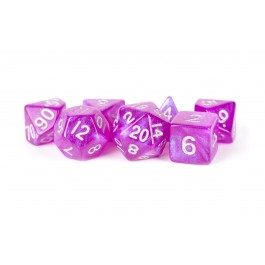 FanRoll: 7CT Stardust Purple Polyhedral Dice Set