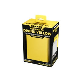 Gatherers' Tavern : Domaru Regular Fit Standard Sized Card Sleeve 100ct- Divine Yellow