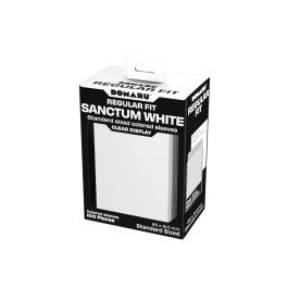 Gatherers' Tavern : Domaru Regular Fit Standard Sized Card Sleeve 100ct- Sanctum White