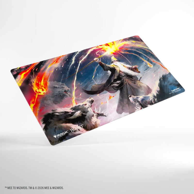 Magic: The Gathering SHINY PLAYMAT - The Hobbit Gandalf, Shadow's Foe