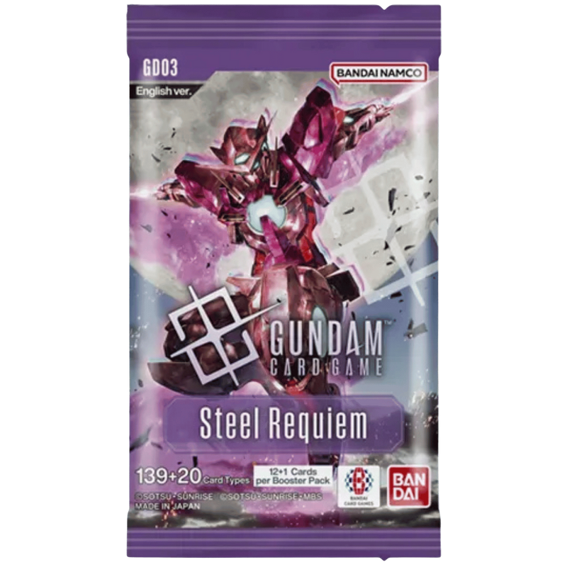 Bandai - Gundam Card Game: GD03 Steel Requiem Booster Pack