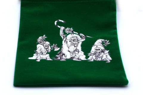 Christmas Themed Dice Bag - Christmas Goblins