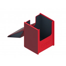 Heavy Play RFG Deck Box MAX 80 Double Sleeved Barbarian Red