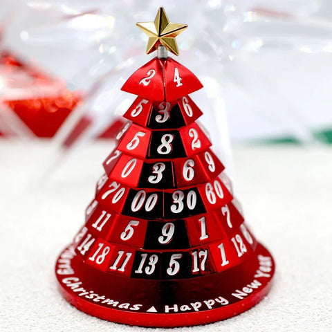 V2.0 Metal Christmas Tree Dice - Red