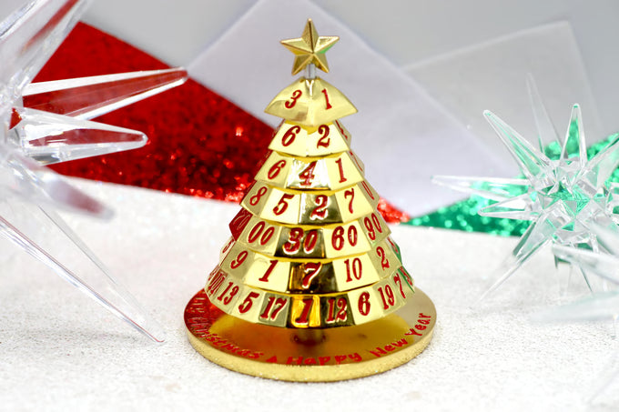 V2.0 Metal Christmas Tree Dice - Gold