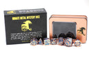 *Best seller* Mystery Set of 7 Matching Ornate Solid Metal RPG Dice