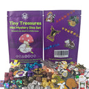 Tiny Treasures Mystery Pack of One 10mm Mini Dice Set and 1 Enamel Pin