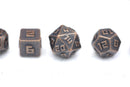 10MM Mini Metal RPG Dice Set - Ancient Copper