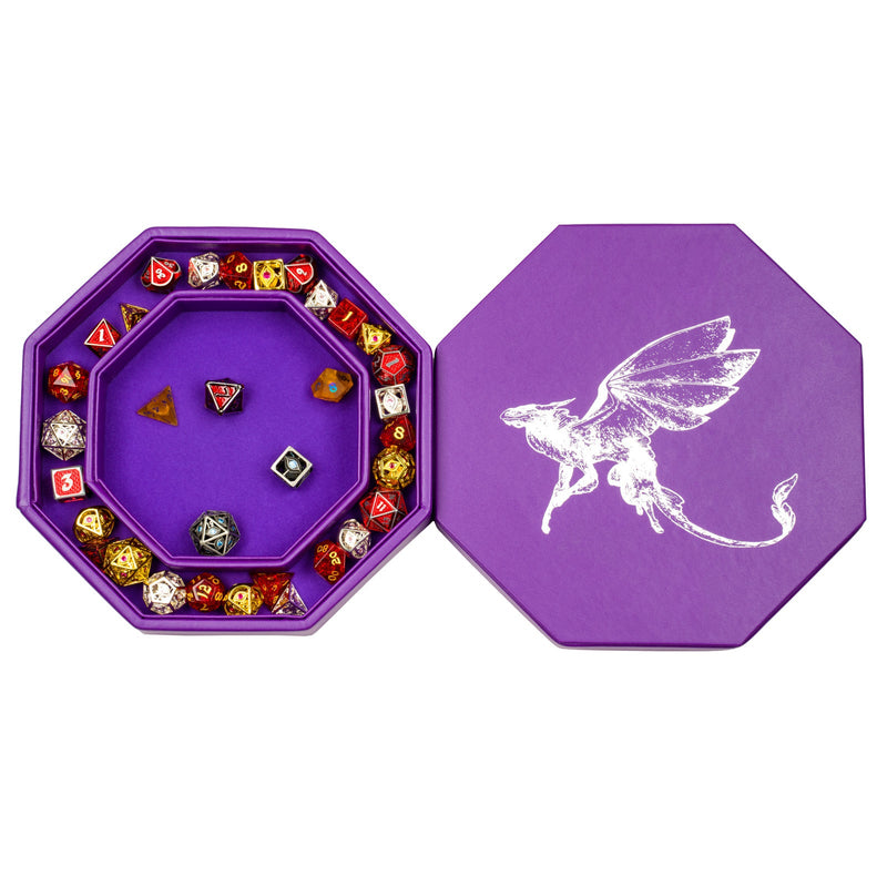 Hero's Hoard Dice Tray and Keeper - Fairy Dragon