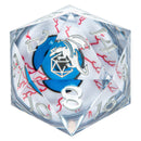 Sharp Edged Resin LED 55mm D20 - Always Watching Blue