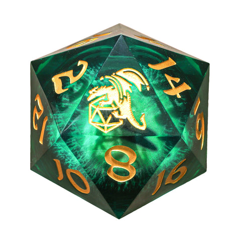 Sharp Edge Resin LED 55mm D20 - Beholder's Gaze - Green