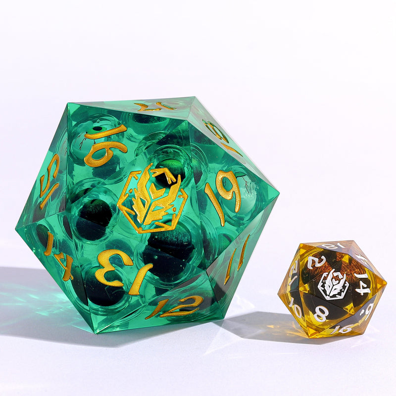 Liquid Core Sharp Edged Resin Spin Down 55mm D20 - Eye Gunk