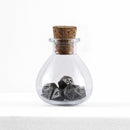 Unseelie Mini Metal RPG Dice Set  - Ancient Silver