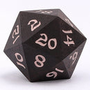 Dragon's Hoard Dice Set - Exotic Wooden Dice - Ebony Wood