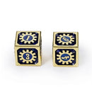 Cogcraft Fidget D6 - Vault Dweller - Blue and Gold