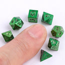 Unseelie Mini RPG Dice set - green