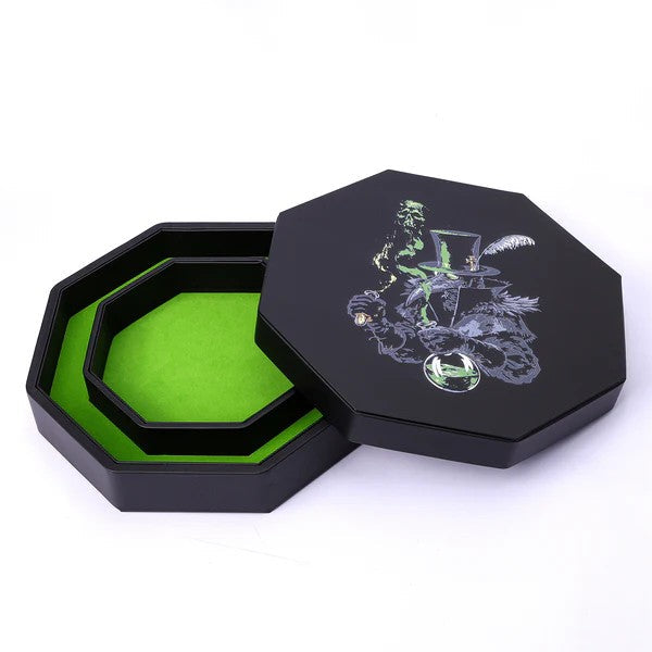 Hero's Hoard Dice Tray & Keeper - Plague Doctor