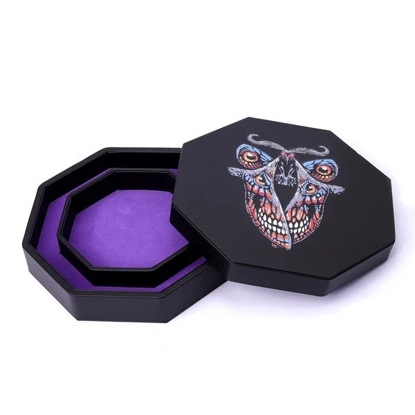 Hero's Hoard Dice Tray & Keeper - Mothman
