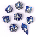 Wyrmforged Rollers - Rounded Edge 8 Piece Dice set - Paladin Steel