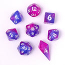 Wyrmforged Rollers - Rounded Edge 8 Piece Dice set - Fairy Farts