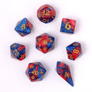 Wyrmforged Rollers - Rounded Edge 8 Piece Dice Set - Stormcaller