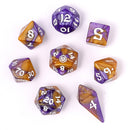 Wyrmforged Rollers - Rounded Edge 8 Piece Dice Set - Magister Robes