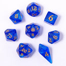 Wyrmforged Rollers - Rounded Edge 8 Piece Dice set - Cantrip