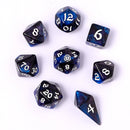 Wyrmforged Rollers - Rounded Edge 8 Piece Dice set - Knight Night