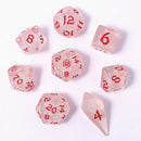 Wyrmforged Rollers - Rounded Edge 8 Piece Dice set - Winter Solstice