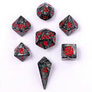 Wyrmforged Mini Polymer RPG Dice Set - lron Golem